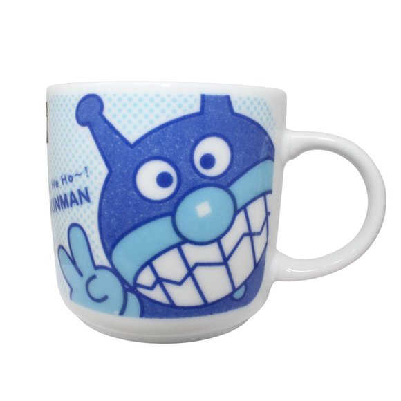 KimuTadashi Pottery Other - Anpanman Dyed Mug Up Baikinman Kaneshotuki Unisex Ceramic Japanese KimuTadashi